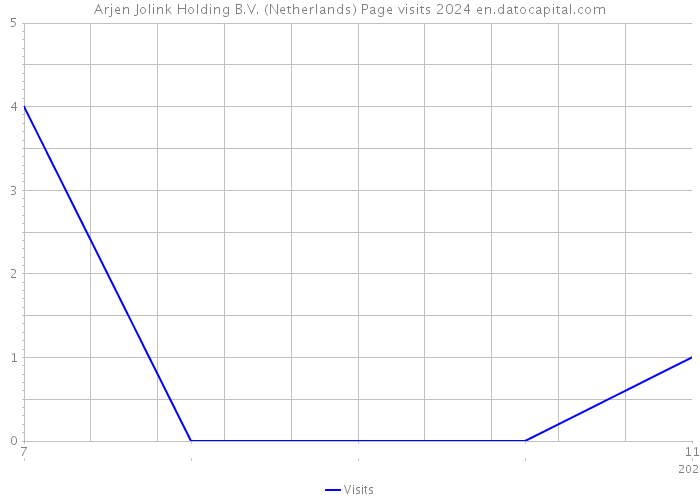 Arjen Jolink Holding B.V. (Netherlands) Page visits 2024 