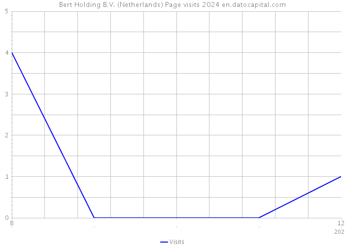 Bert Holding B.V. (Netherlands) Page visits 2024 
