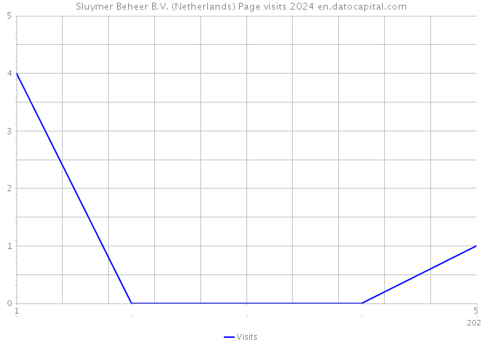 Sluymer Beheer B.V. (Netherlands) Page visits 2024 