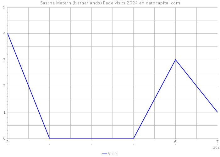 Sascha Matern (Netherlands) Page visits 2024 