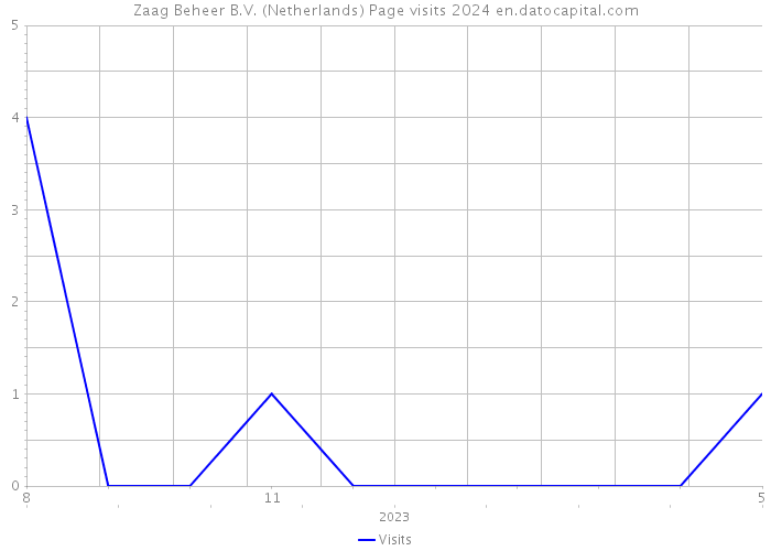 Zaag Beheer B.V. (Netherlands) Page visits 2024 