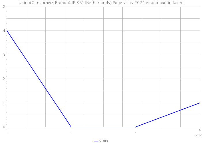 UnitedConsumers Brand & IP B.V. (Netherlands) Page visits 2024 