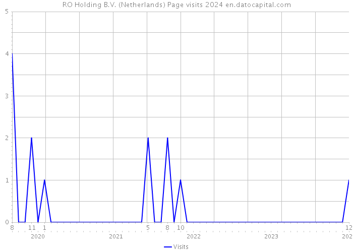 RO Holding B.V. (Netherlands) Page visits 2024 