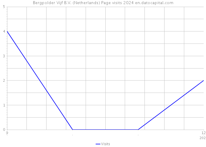 Bergpolder Vijf B.V. (Netherlands) Page visits 2024 