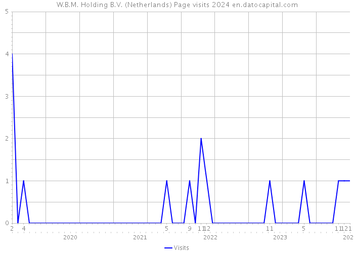 W.B.M. Holding B.V. (Netherlands) Page visits 2024 