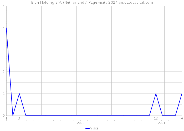 Bion Holding B.V. (Netherlands) Page visits 2024 