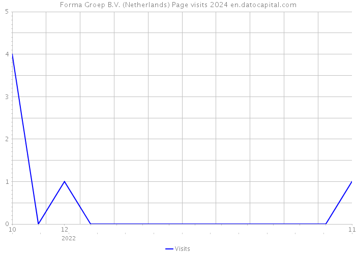 Forma Groep B.V. (Netherlands) Page visits 2024 