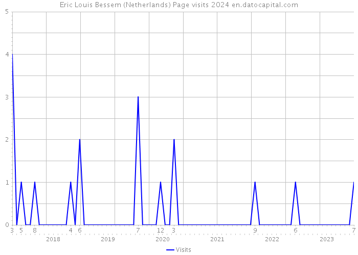 Eric Louis Bessem (Netherlands) Page visits 2024 