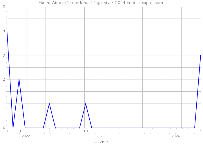 Malini Witlox (Netherlands) Page visits 2024 