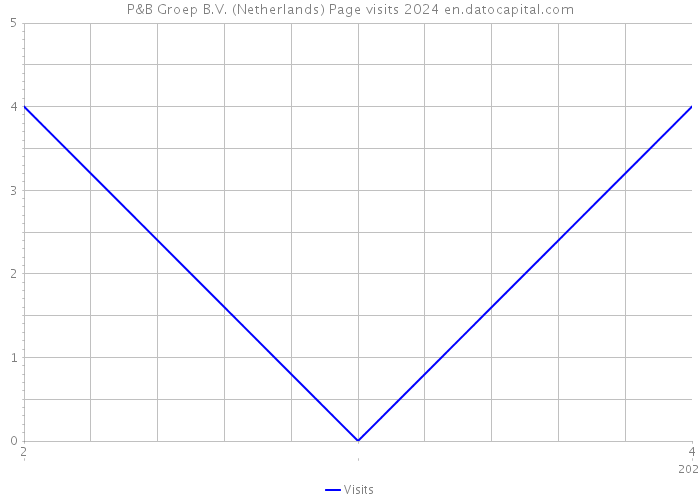 P&B Groep B.V. (Netherlands) Page visits 2024 