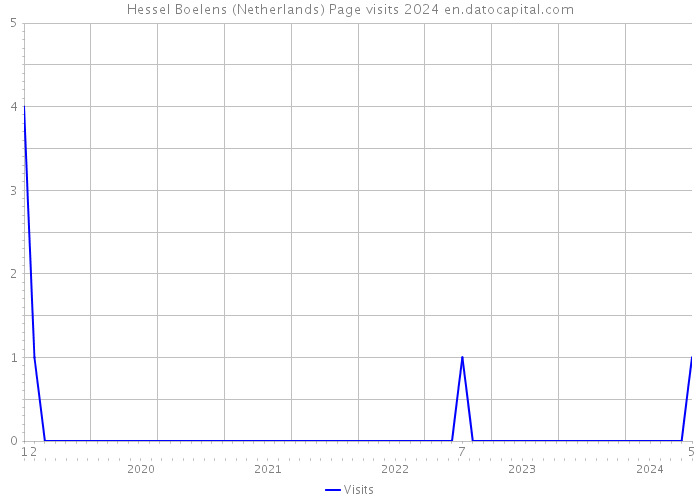 Hessel Boelens (Netherlands) Page visits 2024 