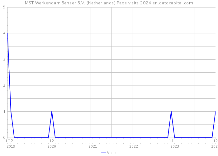 MST Werkendam Beheer B.V. (Netherlands) Page visits 2024 