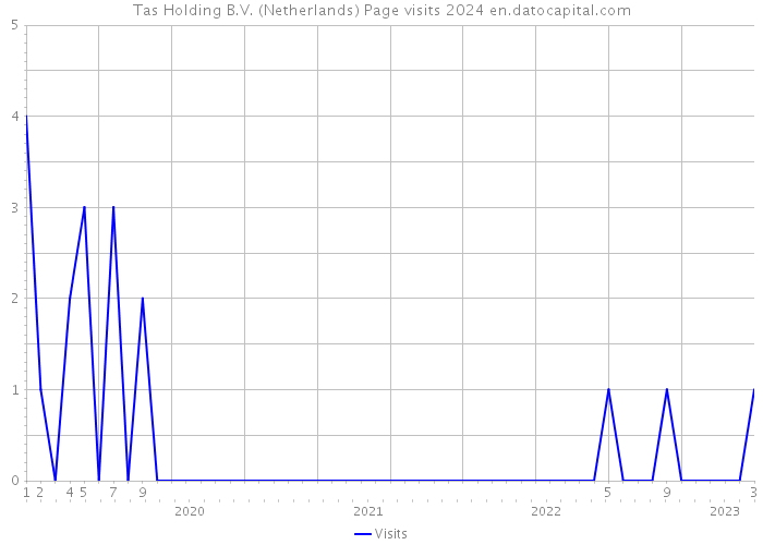 Tas Holding B.V. (Netherlands) Page visits 2024 