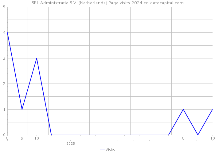 BRL Administratie B.V. (Netherlands) Page visits 2024 