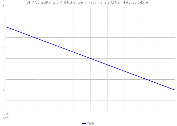 DHV Consultants B.V. (Netherlands) Page visits 2024 