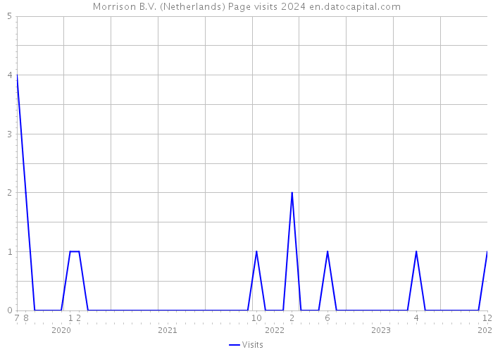 Morrison B.V. (Netherlands) Page visits 2024 