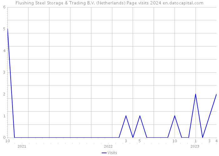 Flushing Steel Storage & Trading B.V. (Netherlands) Page visits 2024 