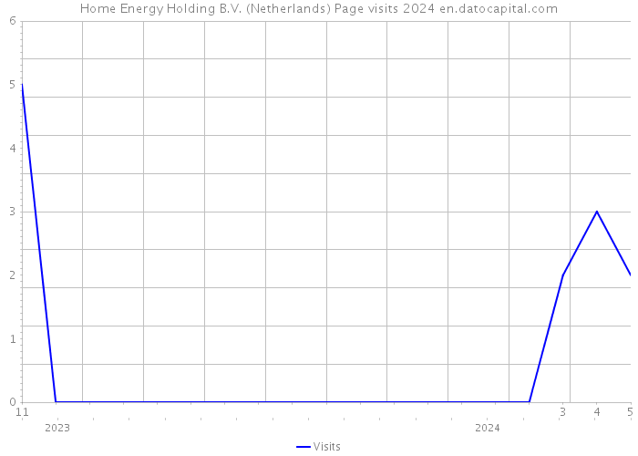 Home Energy Holding B.V. (Netherlands) Page visits 2024 