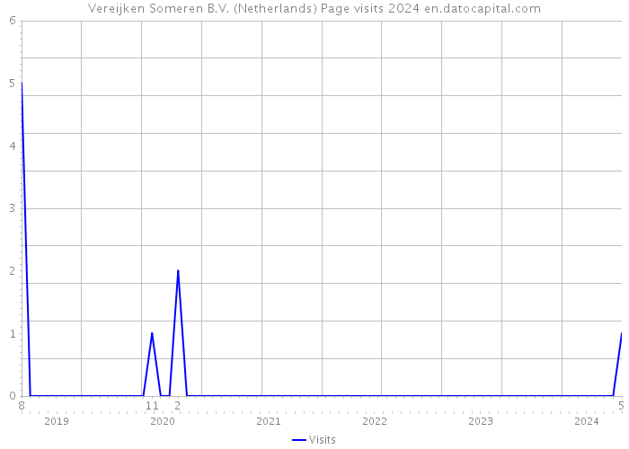Vereijken Someren B.V. (Netherlands) Page visits 2024 