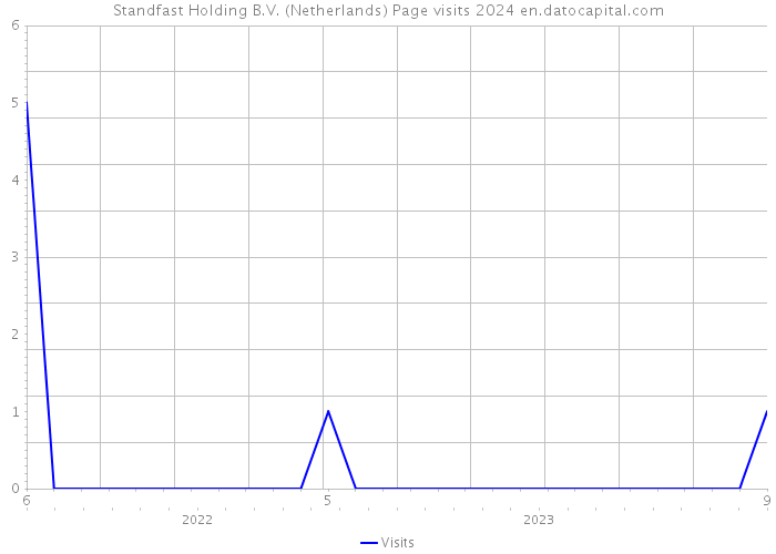 Standfast Holding B.V. (Netherlands) Page visits 2024 