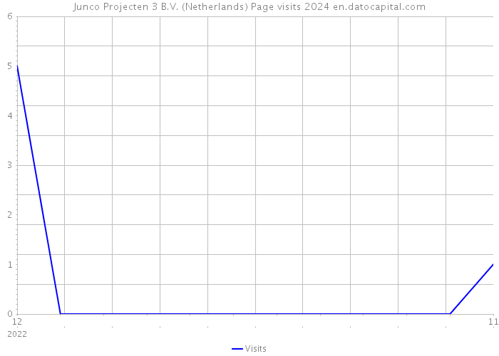 Junco Projecten 3 B.V. (Netherlands) Page visits 2024 
