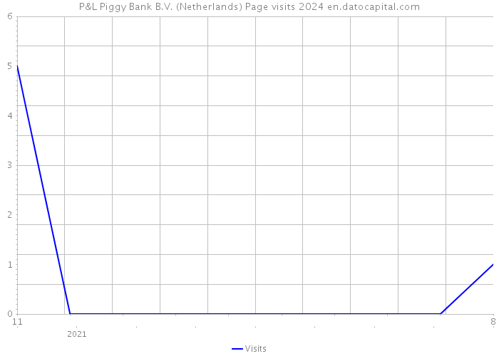 P&L Piggy Bank B.V. (Netherlands) Page visits 2024 