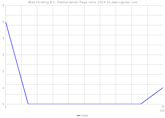 Wiek Holding B.V. (Netherlands) Page visits 2024 