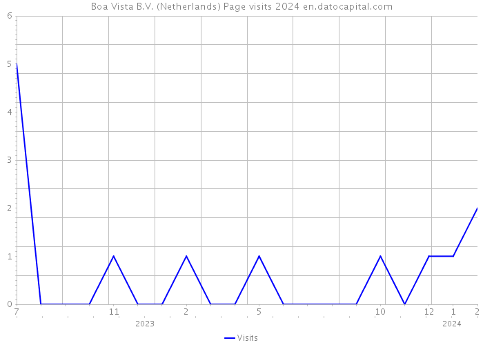Boa Vista B.V. (Netherlands) Page visits 2024 