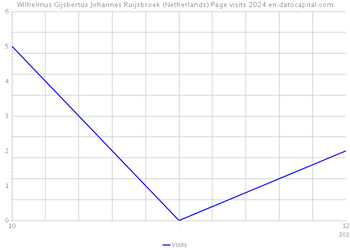 Wilhelmus Gijsbertus Johannes Ruijsbroek (Netherlands) Page visits 2024 