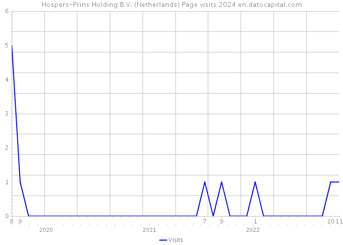 Hospers-Prins Holding B.V. (Netherlands) Page visits 2024 