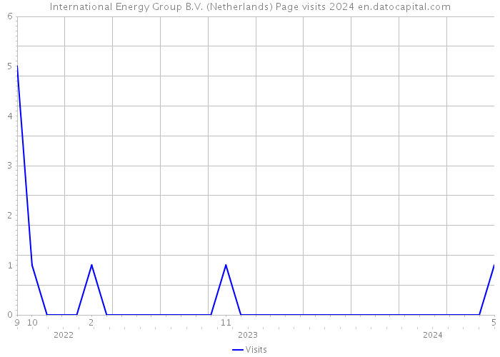 International Energy Group B.V. (Netherlands) Page visits 2024 
