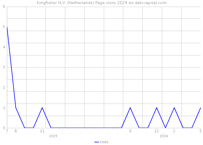 Kingfisher N.V. (Netherlands) Page visits 2024 