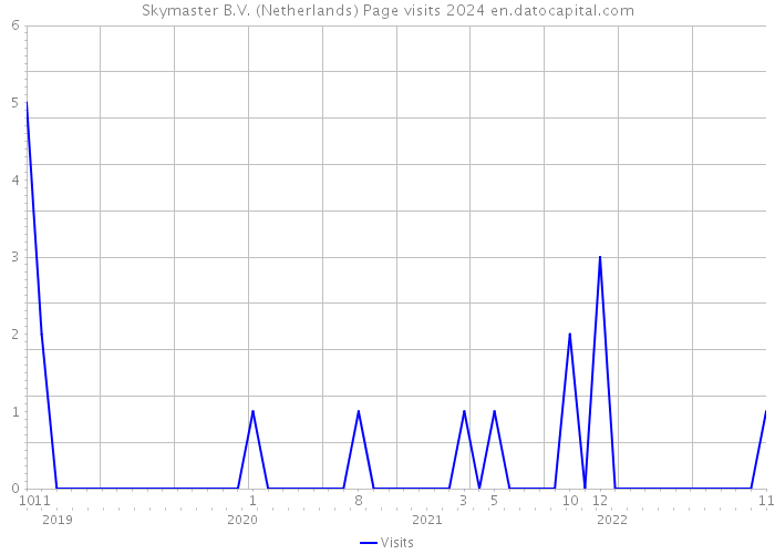 Skymaster B.V. (Netherlands) Page visits 2024 