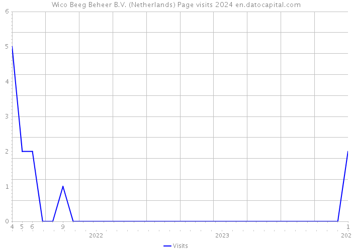 Wico Beeg Beheer B.V. (Netherlands) Page visits 2024 