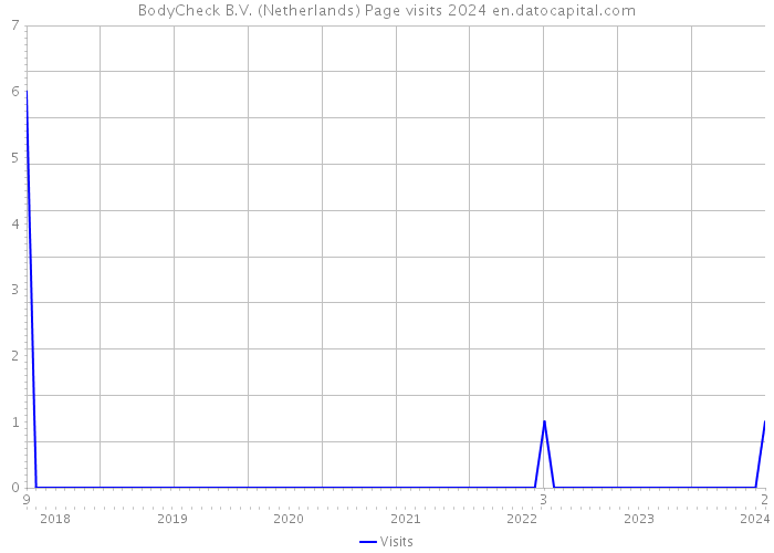 BodyCheck B.V. (Netherlands) Page visits 2024 