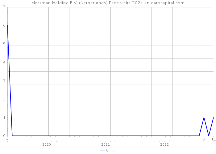 Marsman Holding B.V. (Netherlands) Page visits 2024 
