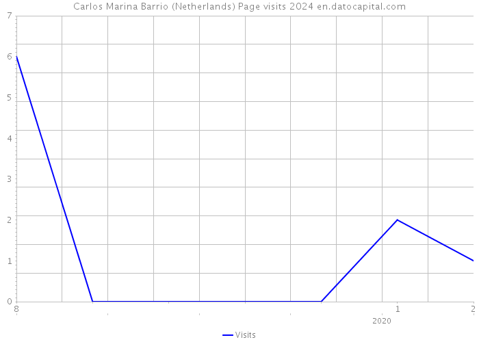 Carlos Marina Barrio (Netherlands) Page visits 2024 