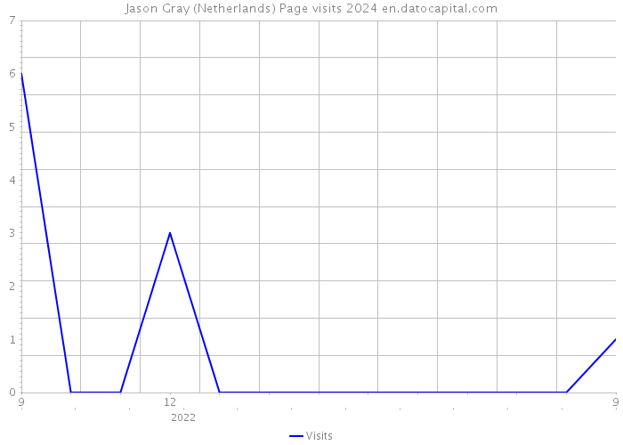 Jason Gray (Netherlands) Page visits 2024 