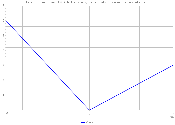 Terdu Enterprises B.V. (Netherlands) Page visits 2024 