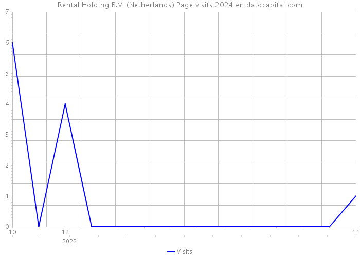 Rental Holding B.V. (Netherlands) Page visits 2024 