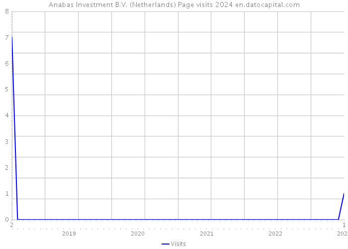 Anabas Investment B.V. (Netherlands) Page visits 2024 