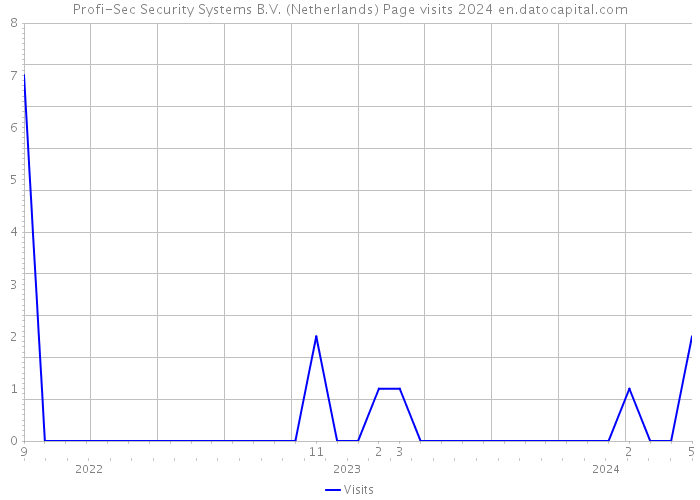 Profi-Sec Security Systems B.V. (Netherlands) Page visits 2024 
