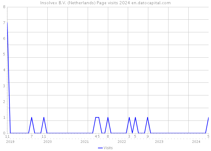 Insolvex B.V. (Netherlands) Page visits 2024 