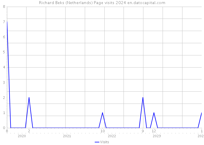 Richard Beks (Netherlands) Page visits 2024 