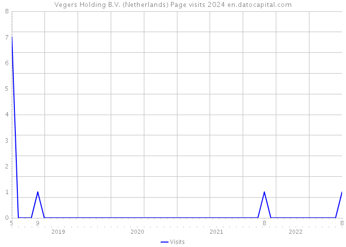 Vegers Holding B.V. (Netherlands) Page visits 2024 