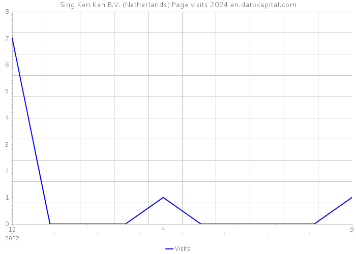 Sing Ken Ken B.V. (Netherlands) Page visits 2024 