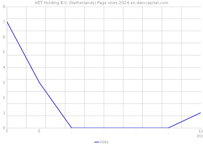 AET Holding B.V. (Netherlands) Page visits 2024 