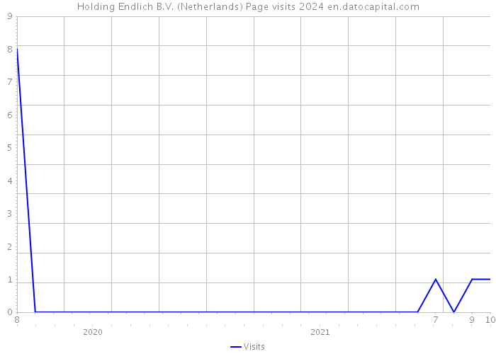 Holding Endlich B.V. (Netherlands) Page visits 2024 