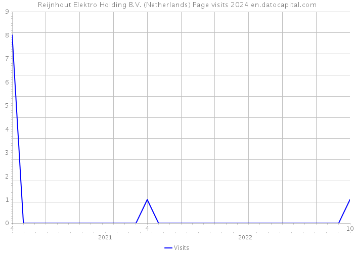 Reijnhout Elektro Holding B.V. (Netherlands) Page visits 2024 