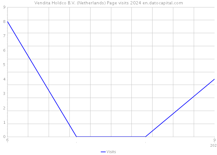 Vendita Holdco B.V. (Netherlands) Page visits 2024 
